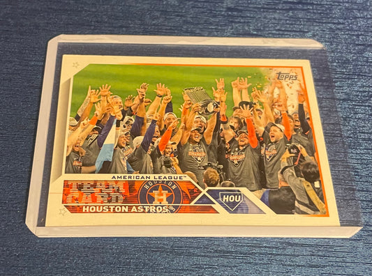 Houston Astros Team Card Topps 2023