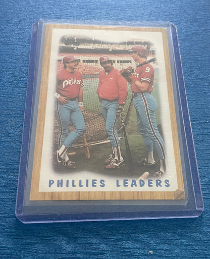 Phillies Leaders 1987 Topps