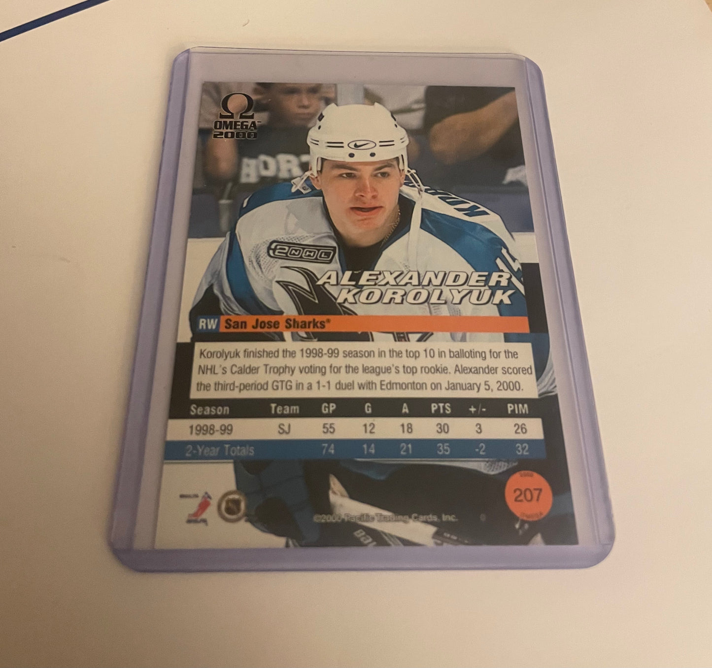 Alexander Korolyuk San Jose Sharks Omega 2000