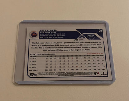 Pete Alonso New York Mets Topps 2023