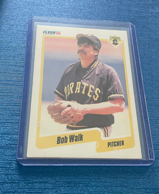 Bob Walk Pittsburg Pirates Fleer 1990