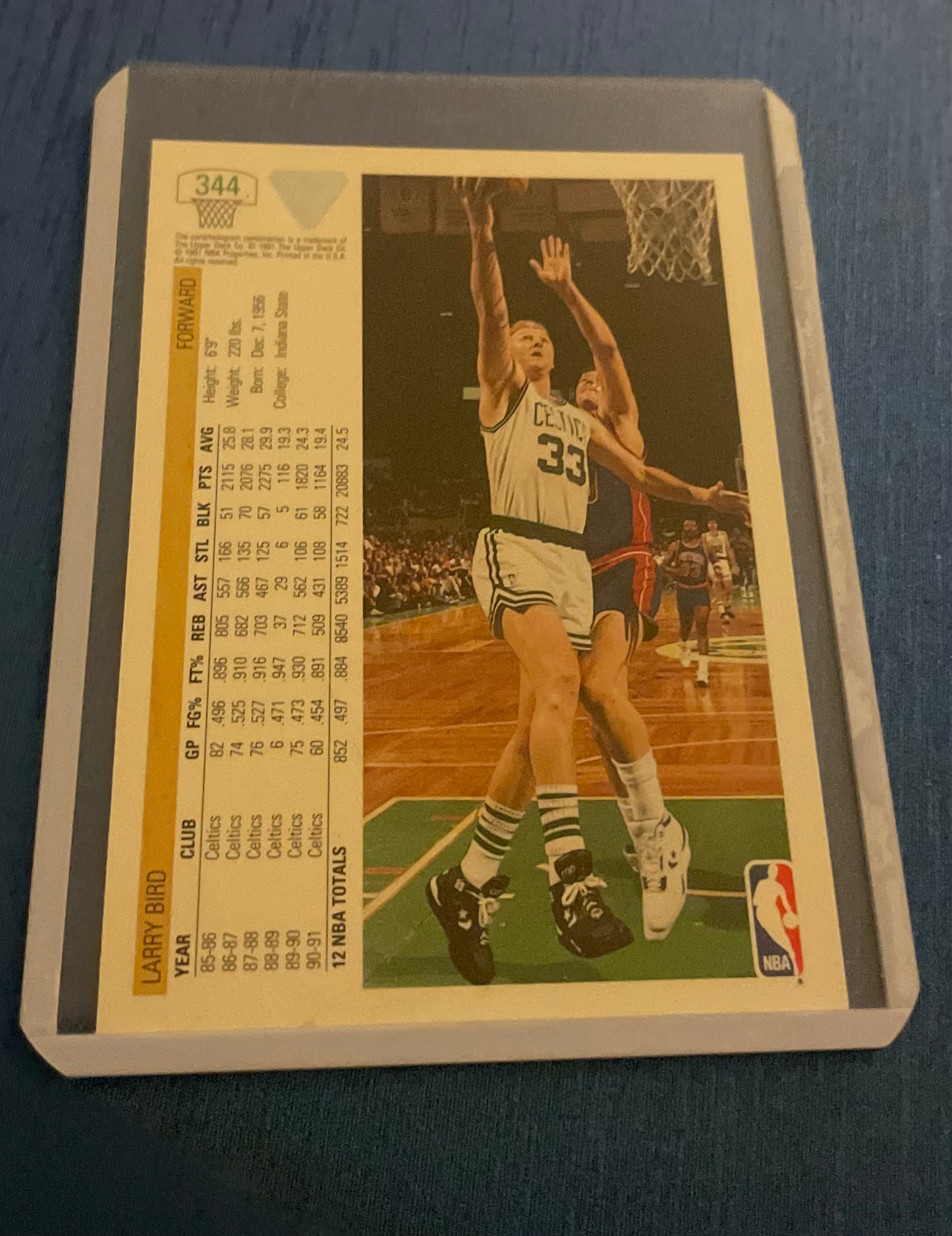 Larry Bird Boston Celtics 1991-92 Upper Deck