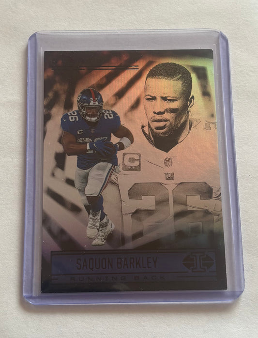 Saquon Barkley New York Giants 2021 Panini Illusions