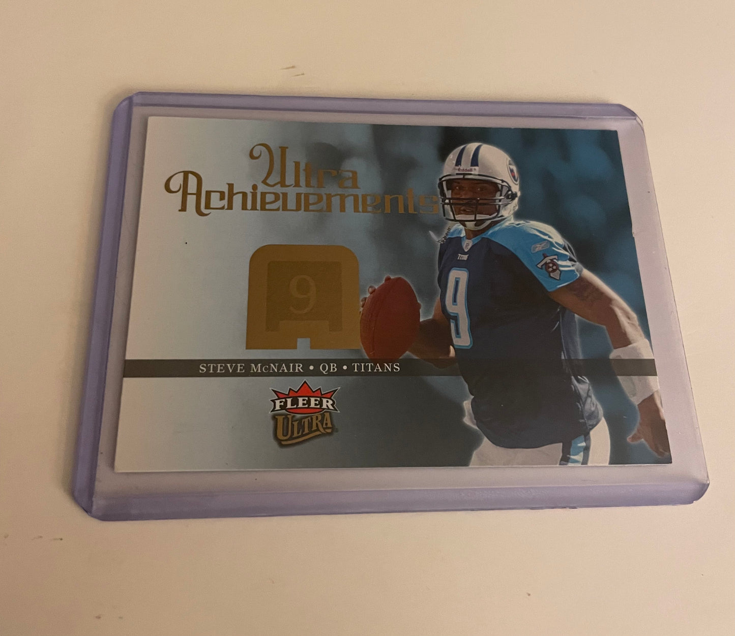 Steve McNair Tennessee Titans Ultra Achievements 2006 fleer ultra