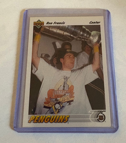 Ron Francis Pittsburgh Penguins Upper Deck 1991-92