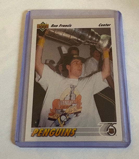 Ron Francis Pittsburgh Penguins Upper Deck 1991-92