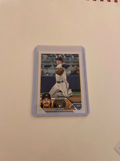 Brian Anderson Milwaukee Brewers Topps 2023