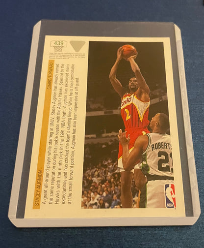 Stacey Augmon Atlanta Hawks NBA Top Prospects 1991-92 Upper Deck