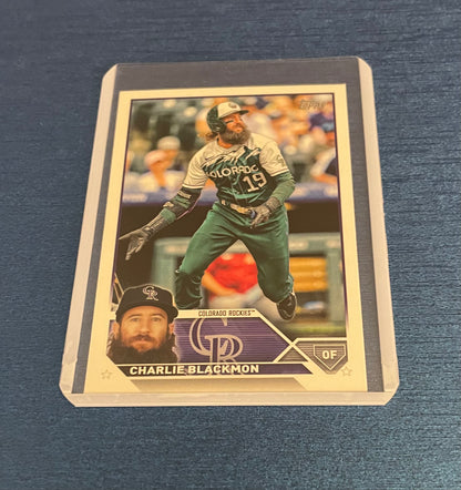 Charlie Blackmon Colorado Rockies Topps 2023