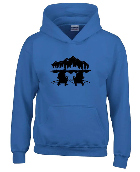 “Relax” mountain lounging hoodie