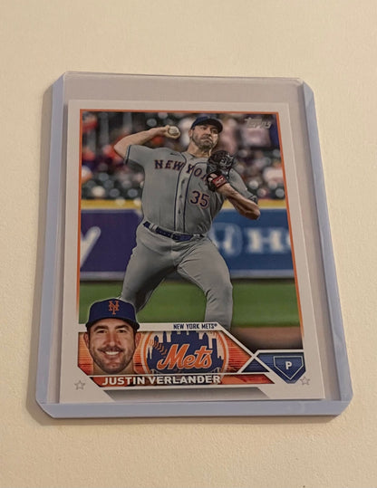 Justin Verlander Nee York Mets Topps 2023