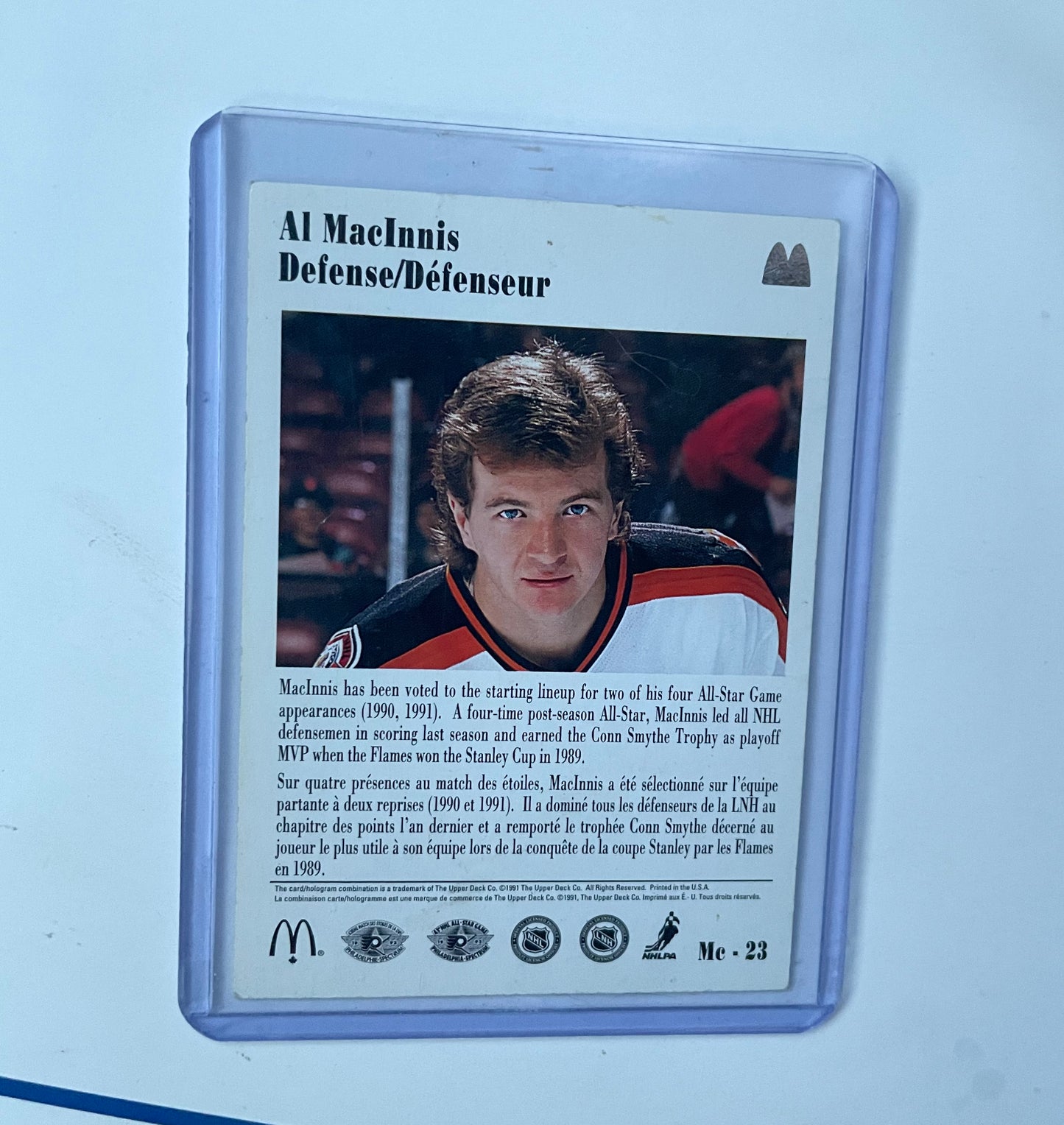 Al MacInnis All-Star 1991 Upper Deck