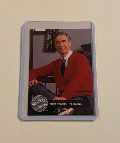 Fred Rogers Pittsburg Penguins Celebrity Captain 1991-92 Platinum Pro Set