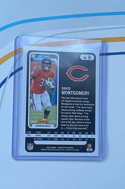 David Montgomery Chicago Bears 2022 Absolute Football #16