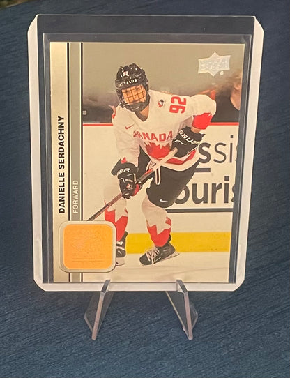 Daniel Serdachny Team Canada 2023 Upper Deck (stand included)