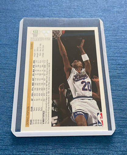 Denis Hopson Sacramento Kings 1991-92 Upper Deck