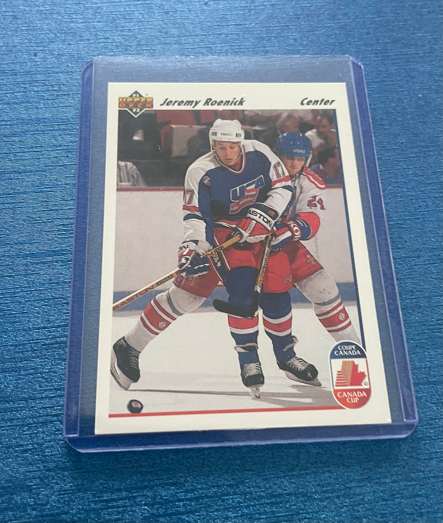 Jeremy Roenick Team USA Canada Cup ‘91 Upper Deck