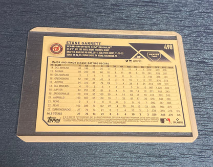 Stone Garrett Washington Nationals Topps 2023