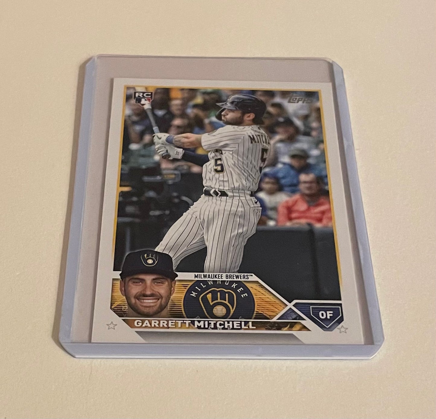 Garrett Mitchell Milwaukee Brewers Topps 2023