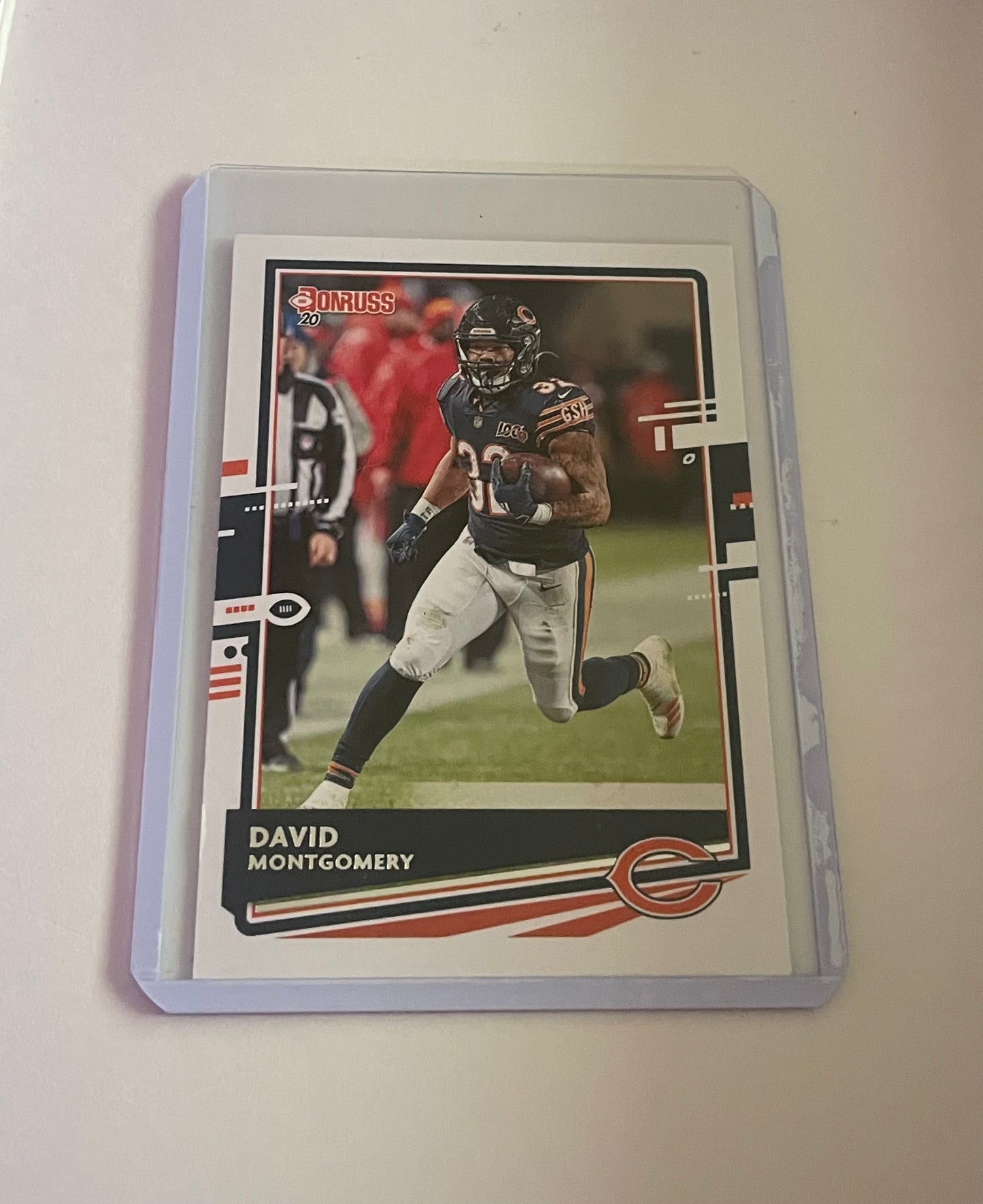 David Montgomery Chicago Bears 2020 Donruss