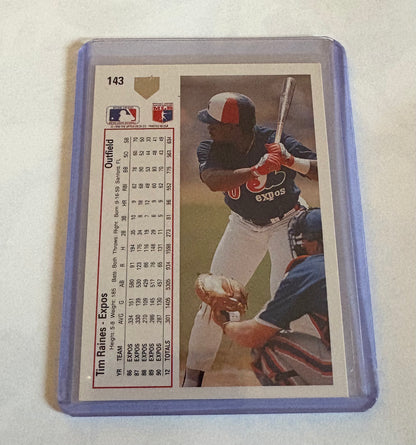 Tim Raines Montreal Expos 1991-92