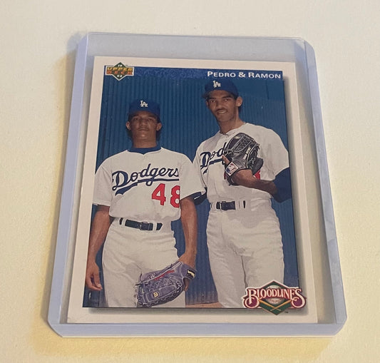 Pedro/Ramon Martinez Los Angeles Dodgers 1991/92 Upper Deck