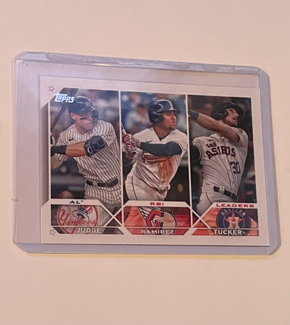 2022 RBI American League leaders Topps 2023