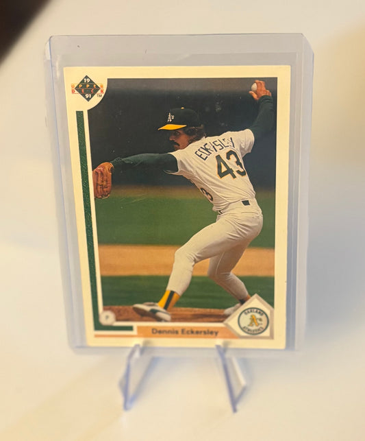 Dennis Eckersley Oakland Athletics Upper Deck 1991
