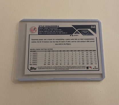 Kyle Higashioka New York Yankees Topps 2023