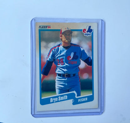 Bryn Smith Montreal Expos 1990 Fleer