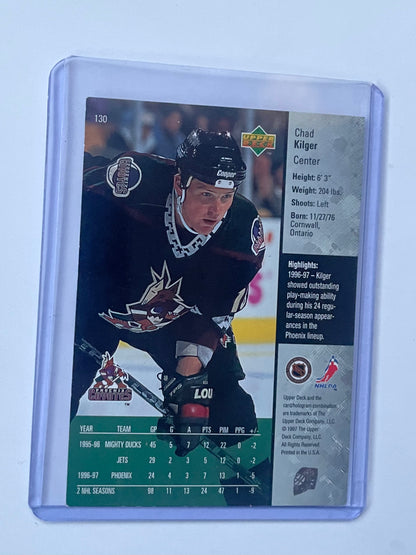 Chad Kilger Phoenix Coyotes 1997 Upper Deck