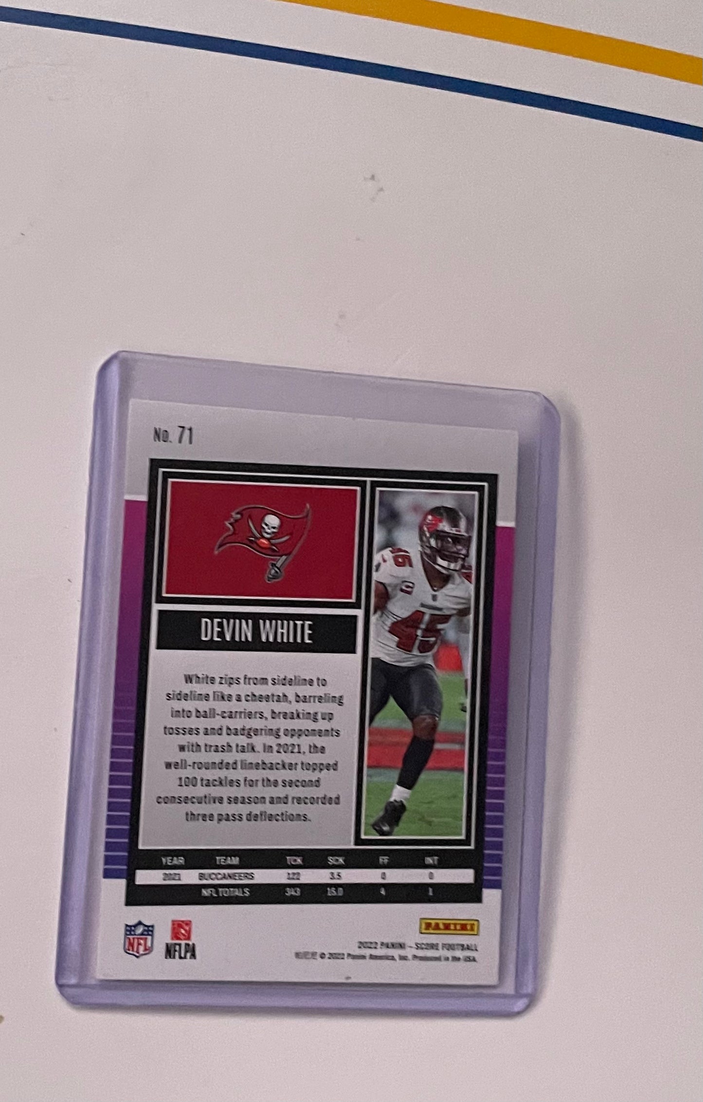 Devin White Tampa Bay Buccaneers 2022 Score #71