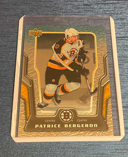 Patrice Bergeron Boston Bruins 2007 Upper Deck