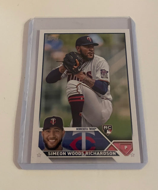 Simeon Woods Richardson Minnesota Twins Topps 2023