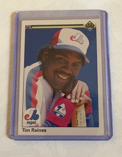Tim Raines Montreal Expos Upper Deck 1990