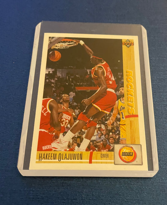 Hakeem Olajuwon Houston Roxkets 1991-92 Upper Deck