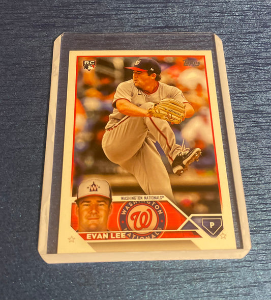 Evan Lee Washington Nationals Topps 2023