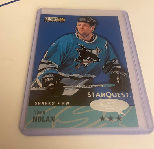 Owen Nolan San Jose Sharks Collectors Choice Starquest