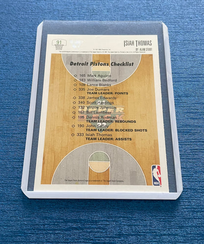 Isiah Thomas Collectors Choice Detroit Pistons 1991-92 Upper Deck