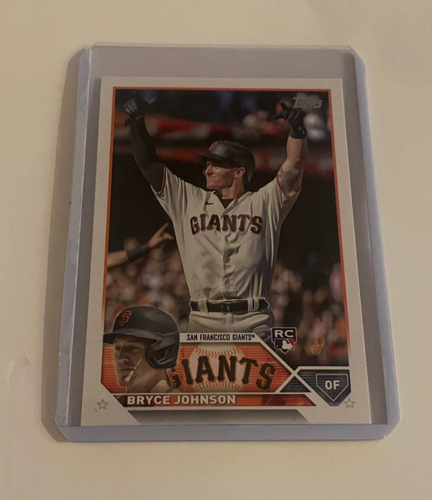 Bryce Johnson San Francisco Giants Topps 2023