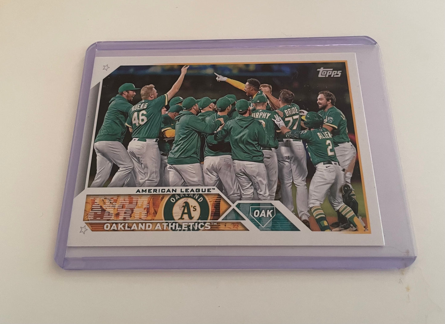 Oakland Athletics 2023 Topps