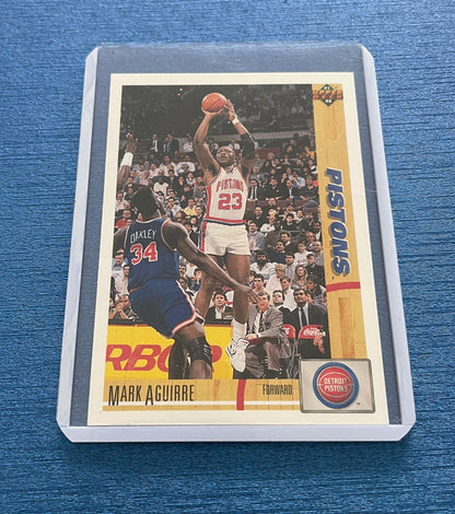 Mark Aguirre Detroit Pistons 1991-92 Upper Deck