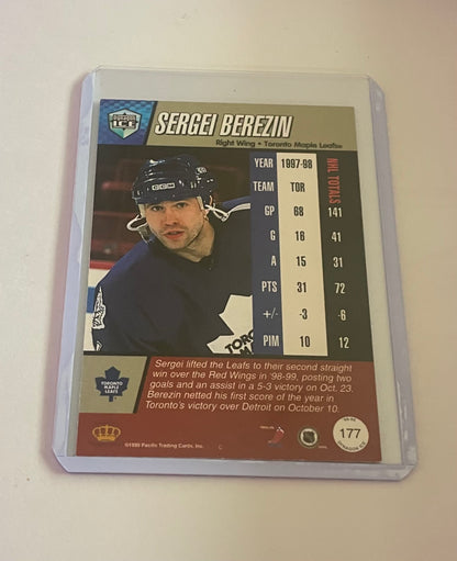 Sergei Berezin Toronto Maple Leafs 1999 Dynagon Ice