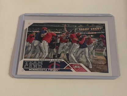 Minnesota Twins Target Field Celebration Topps 2023