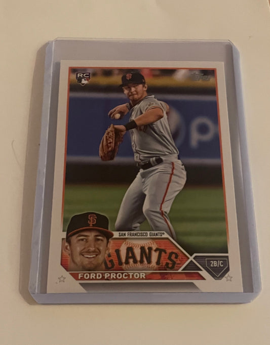 Ford Proctor San Franscico Giants Topps 2023