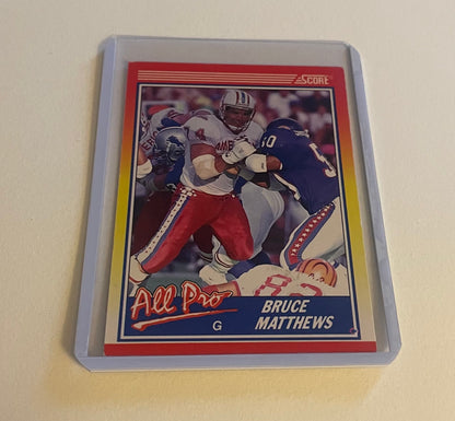 Bruce Matthews All Pro Houston Oilers 1990