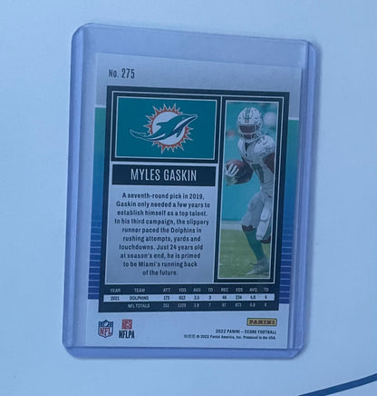 Miles Gaskin Miami Dolphins 2022 Score