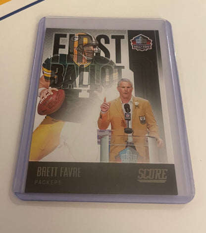 Brett Favre Green Bay Packers First Ballot