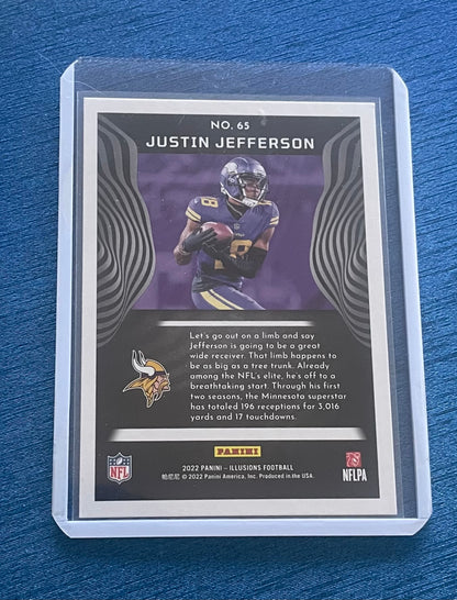 Justin Jefferson Minnesota Vikings 2022 Illusions Football