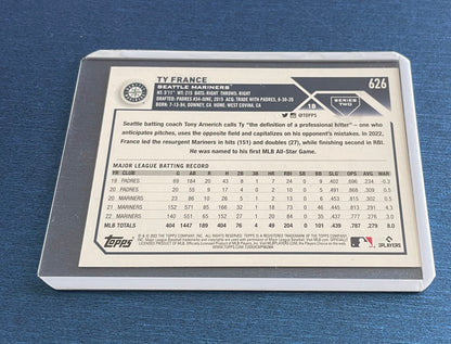 Ty France Seattle Mariners Topps 2023